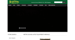 Desktop Screenshot of metrosound.com